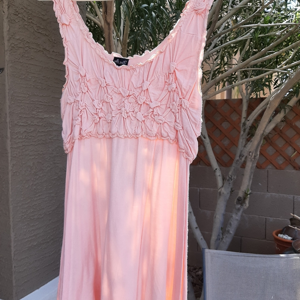 Blush peach colored top (L)